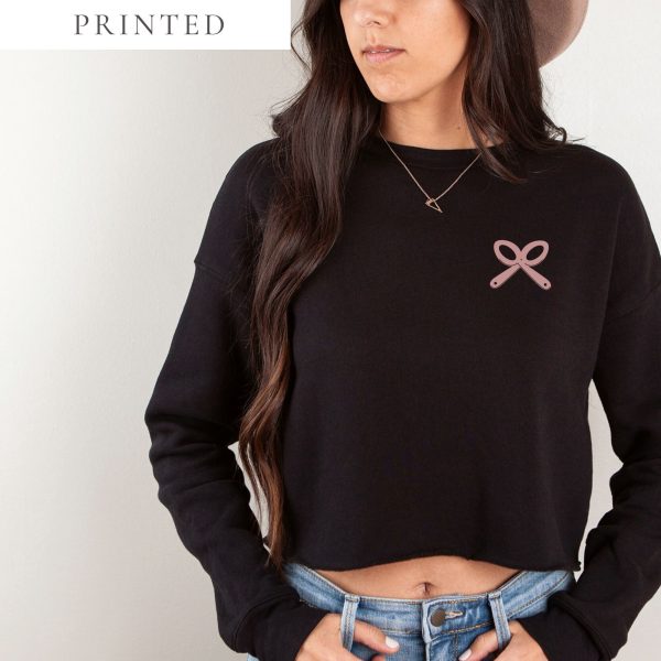 Collective Classic Cropped Crewneck: Left-Justified Logo