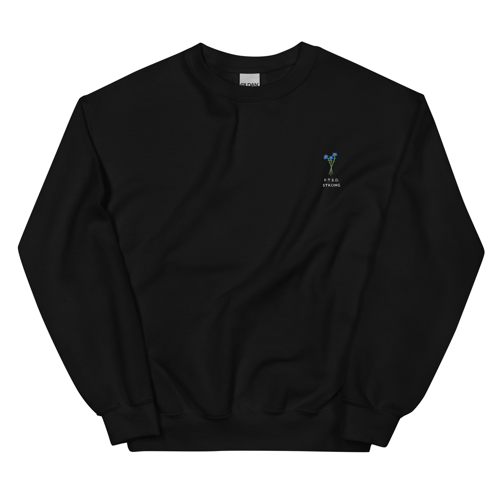 Post Traumatic Stress Disorder Strong Embroidered Crewneck - Image 3