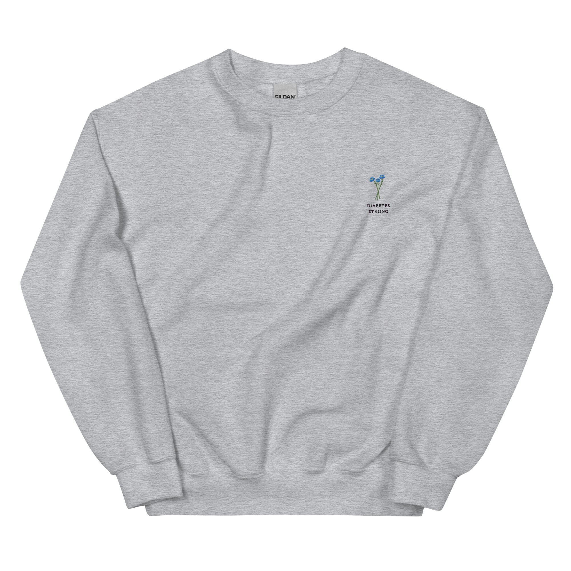 Diabetes Strong Embroidered Crewneck - Image 7