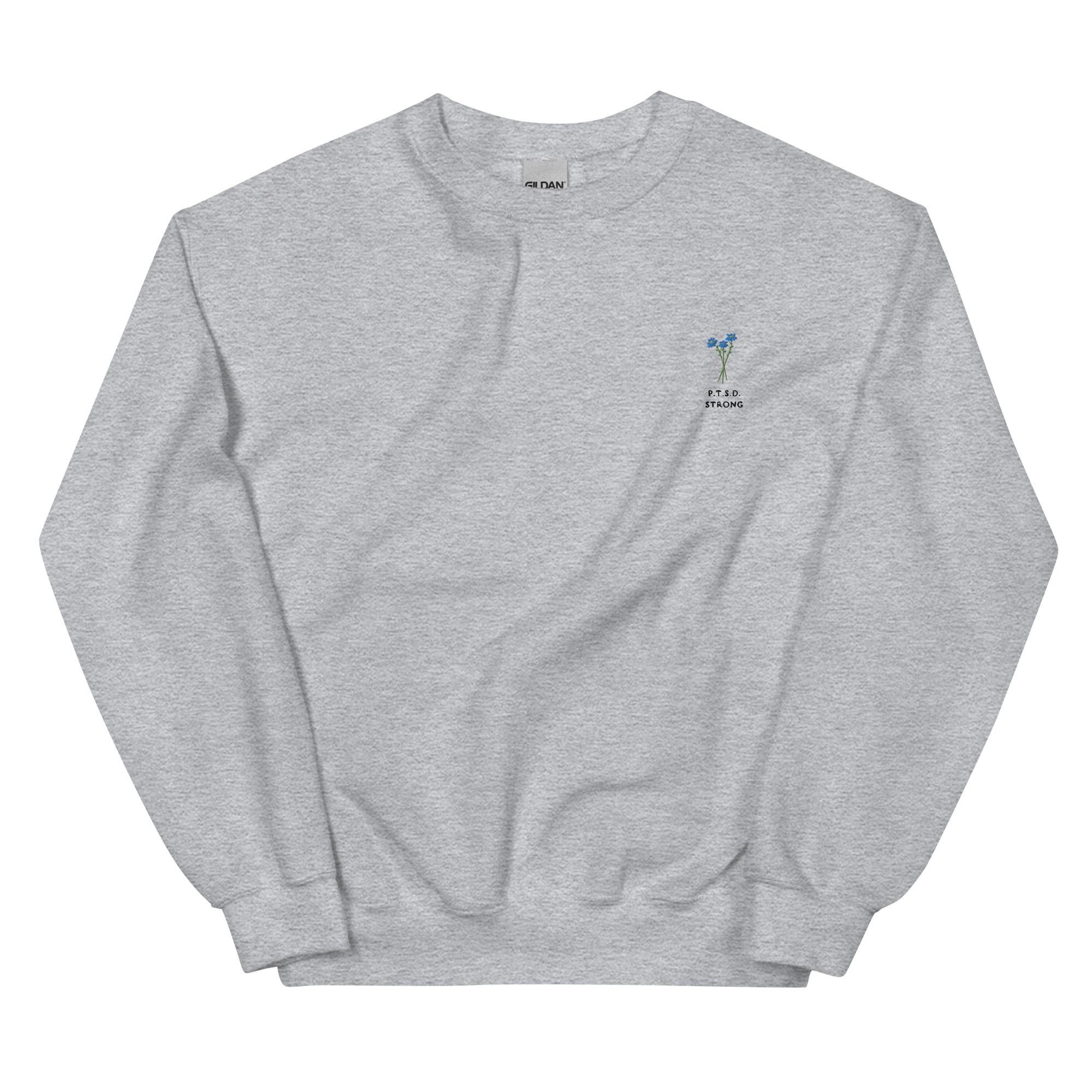 Post Traumatic Stress Disorder Strong Embroidered Crewneck - Image 7