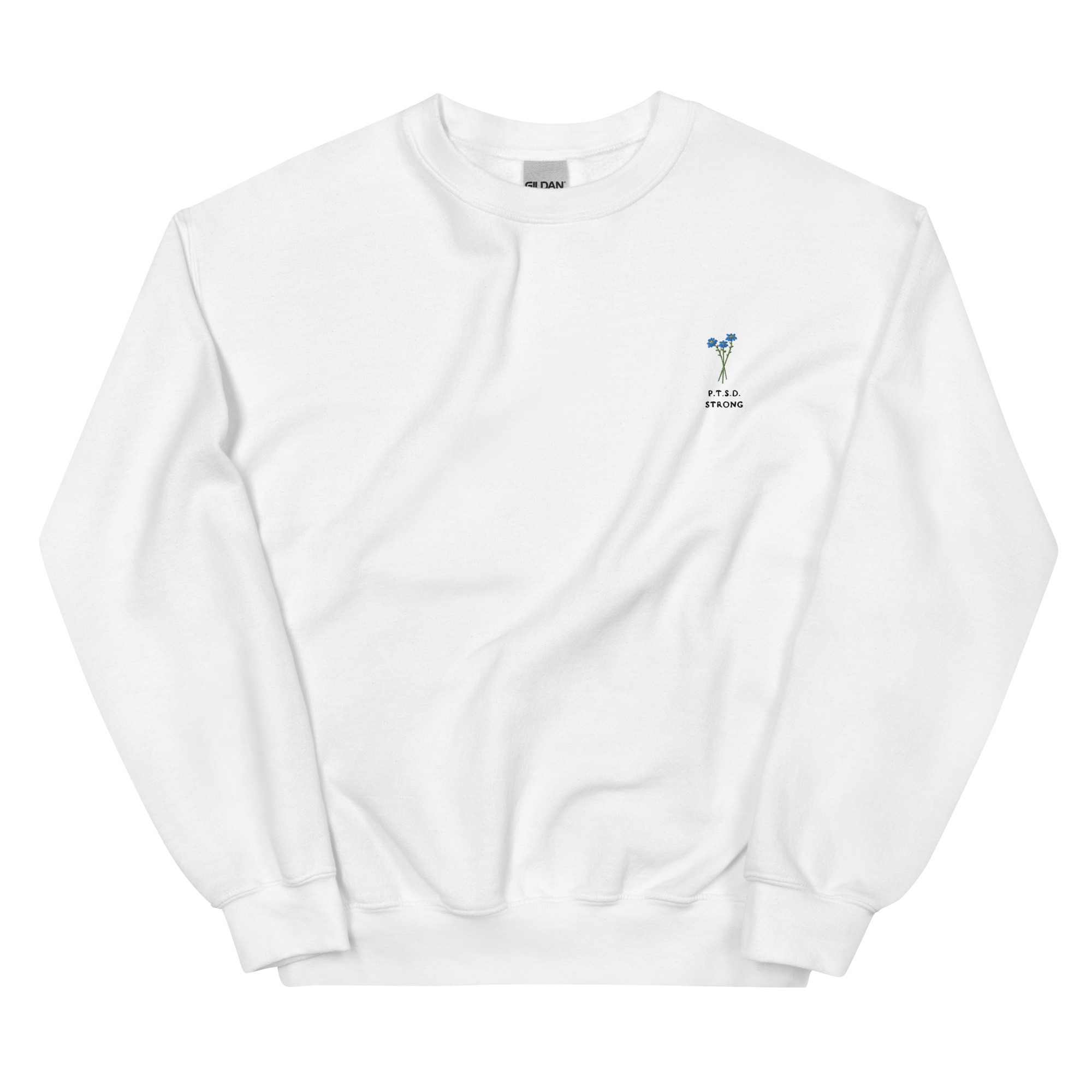 Post Traumatic Stress Disorder Strong Embroidered Crewneck - Image 9