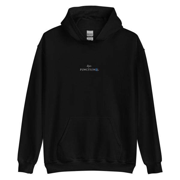 dys-FUNCTIONAL Dysautonomia Podcast Collab Embroidered Hoodie - Image 4