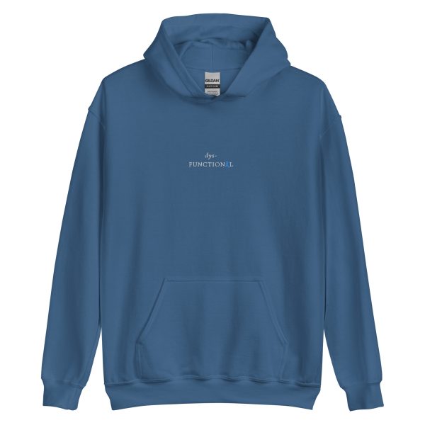 dys-FUNCTIONAL Dysautonomia Podcast Collab Embroidered Hoodie - Image 7