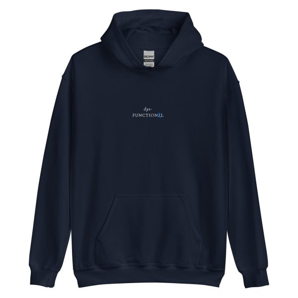 dys-FUNCTIONAL Dysautonomia Podcast Collab Embroidered Hoodie - Image 5