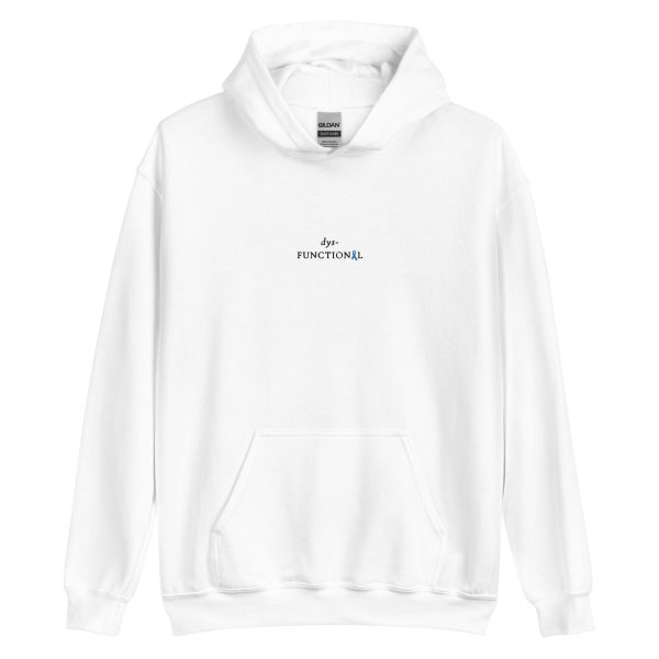 dys-FUNCTIONAL Dysautonomia Podcast Collab Embroidered Hoodie - Image 9