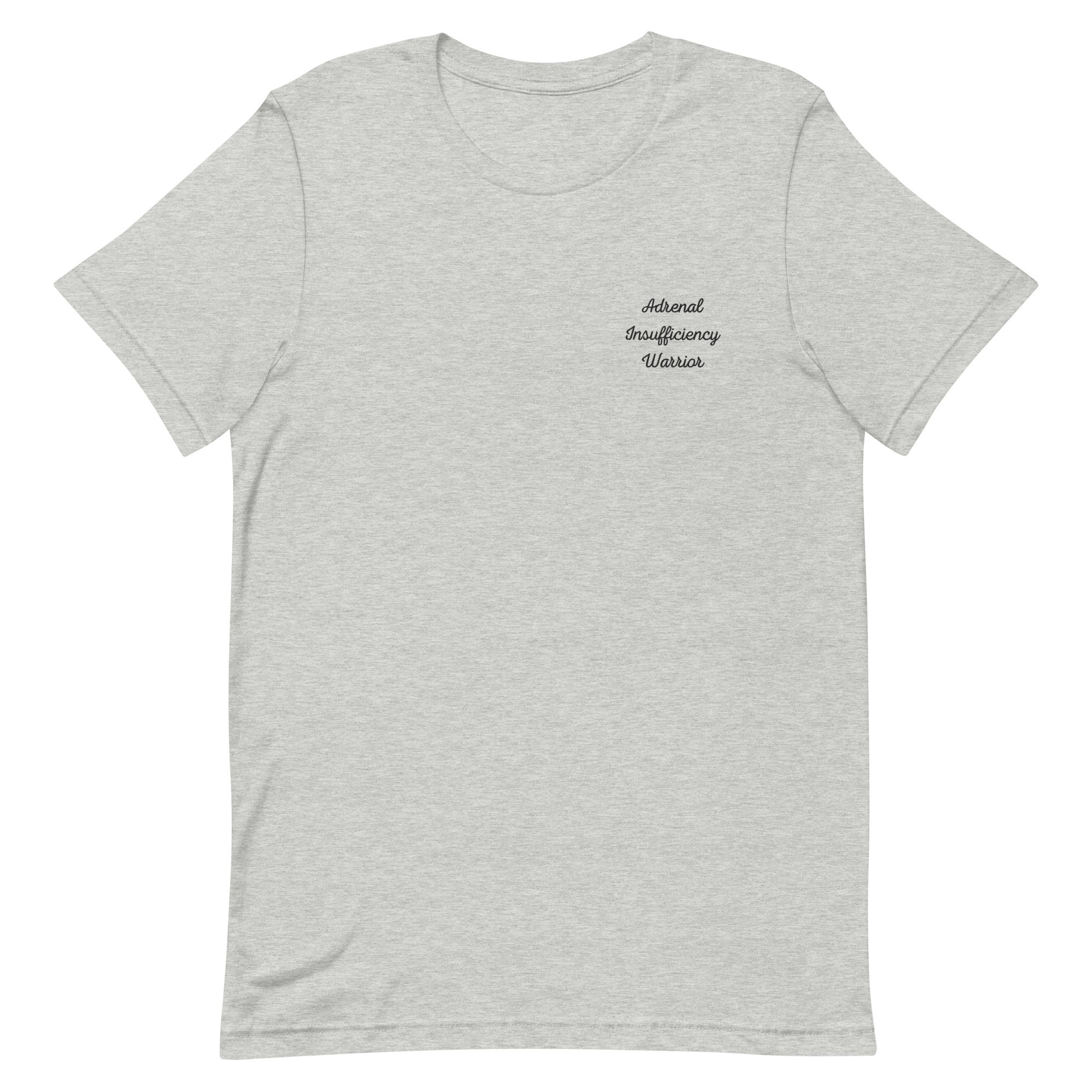 Adrenal Insufficiency Warrior Embroidered T-Shirt - Image 14