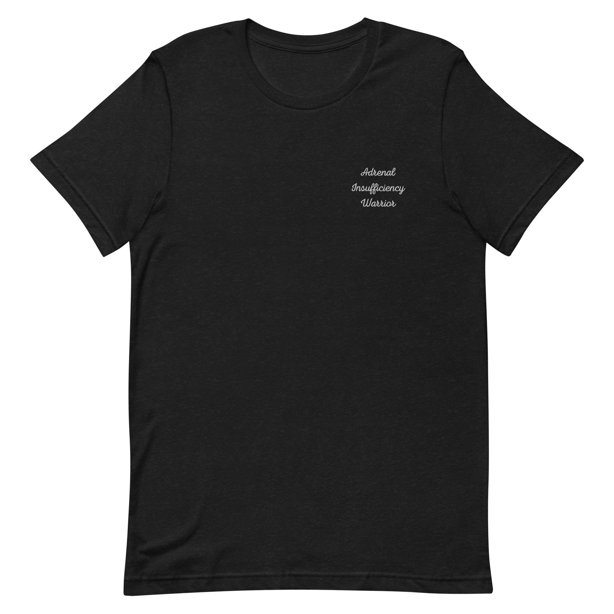 Adrenal Insufficiency Warrior Embroidered T-Shirt - Image 4