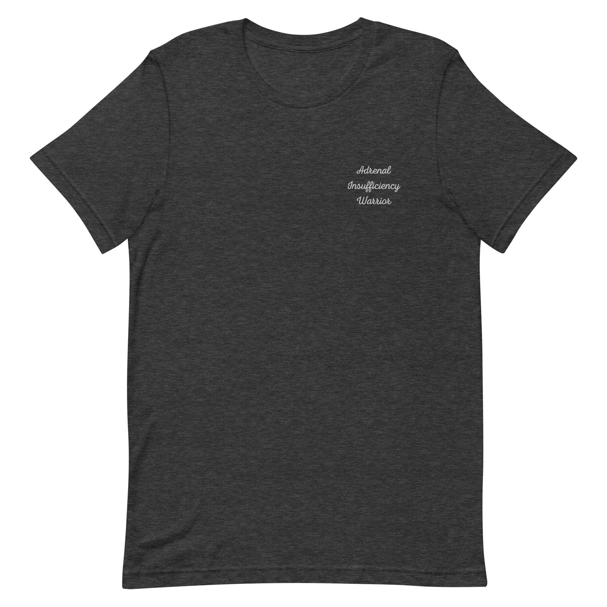 Adrenal Insufficiency Warrior Embroidered T-Shirt - Image 7