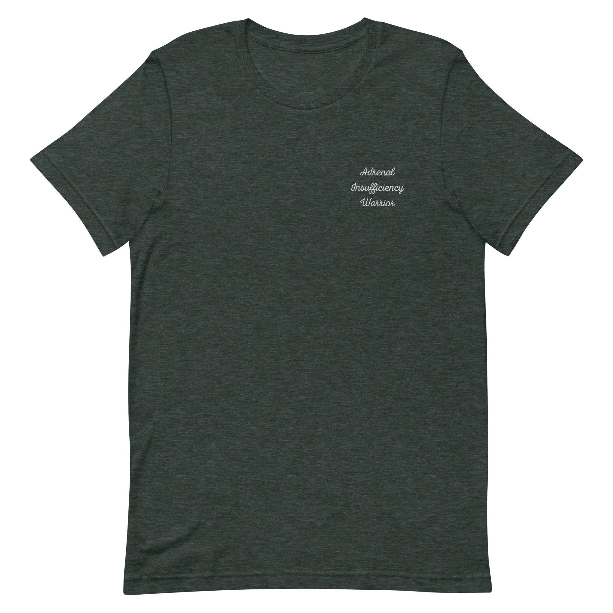 Adrenal Insufficiency Warrior Embroidered T-Shirt - Image 6