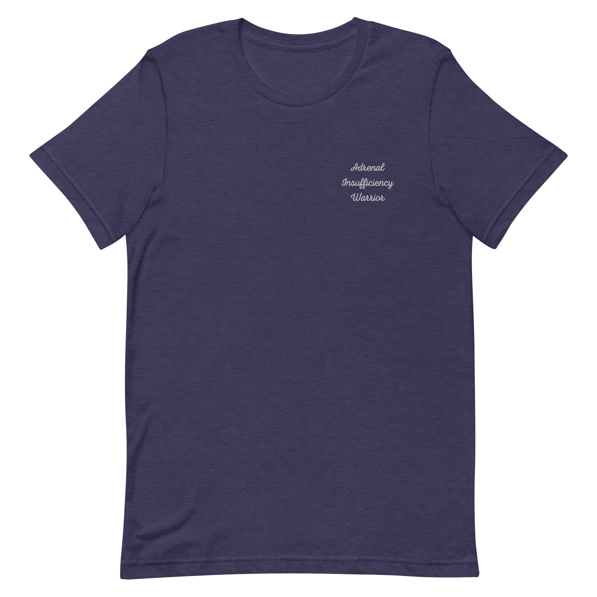 Adrenal Insufficiency Warrior Embroidered T-Shirt - Image 5