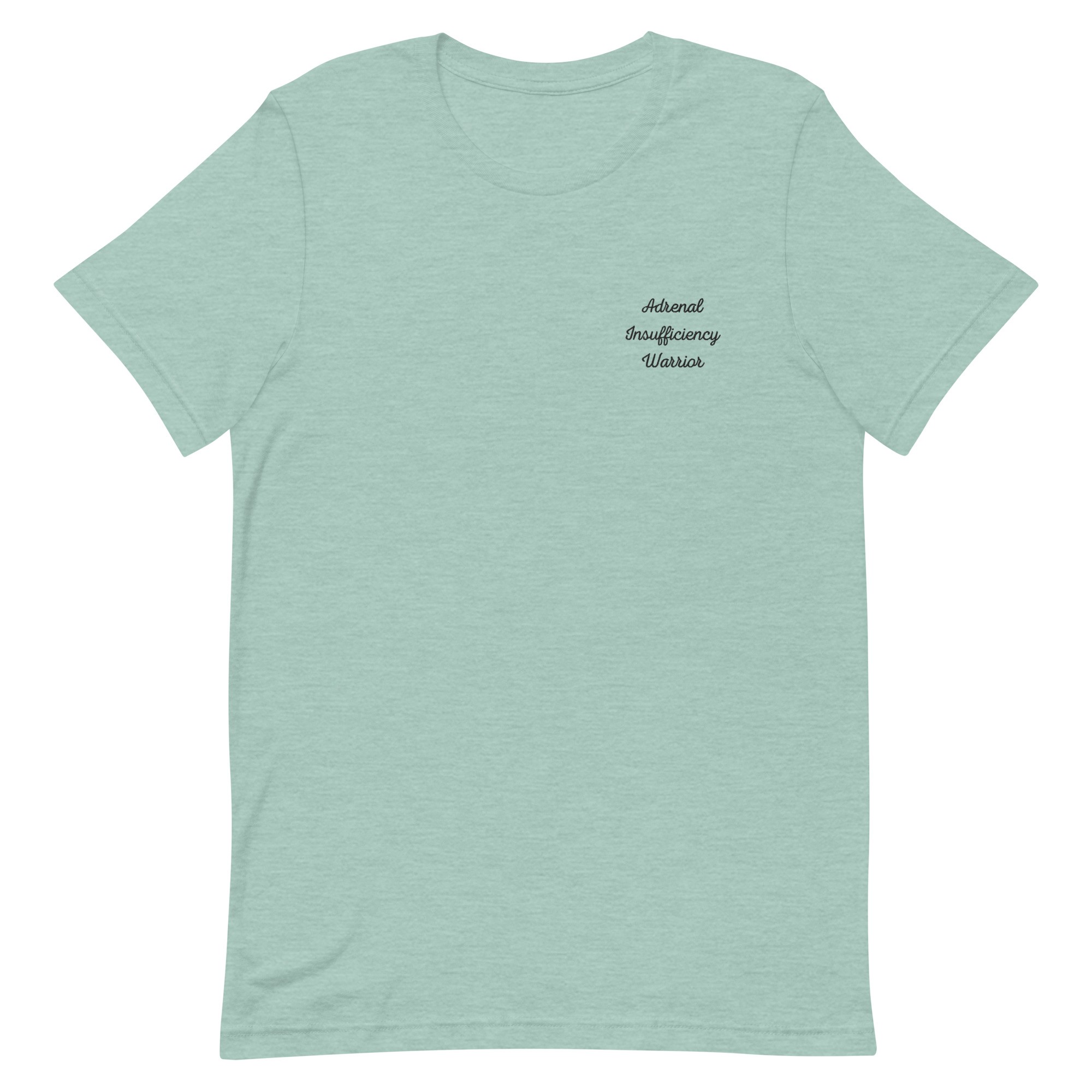Adrenal Insufficiency Warrior Embroidered T-Shirt - Image 11