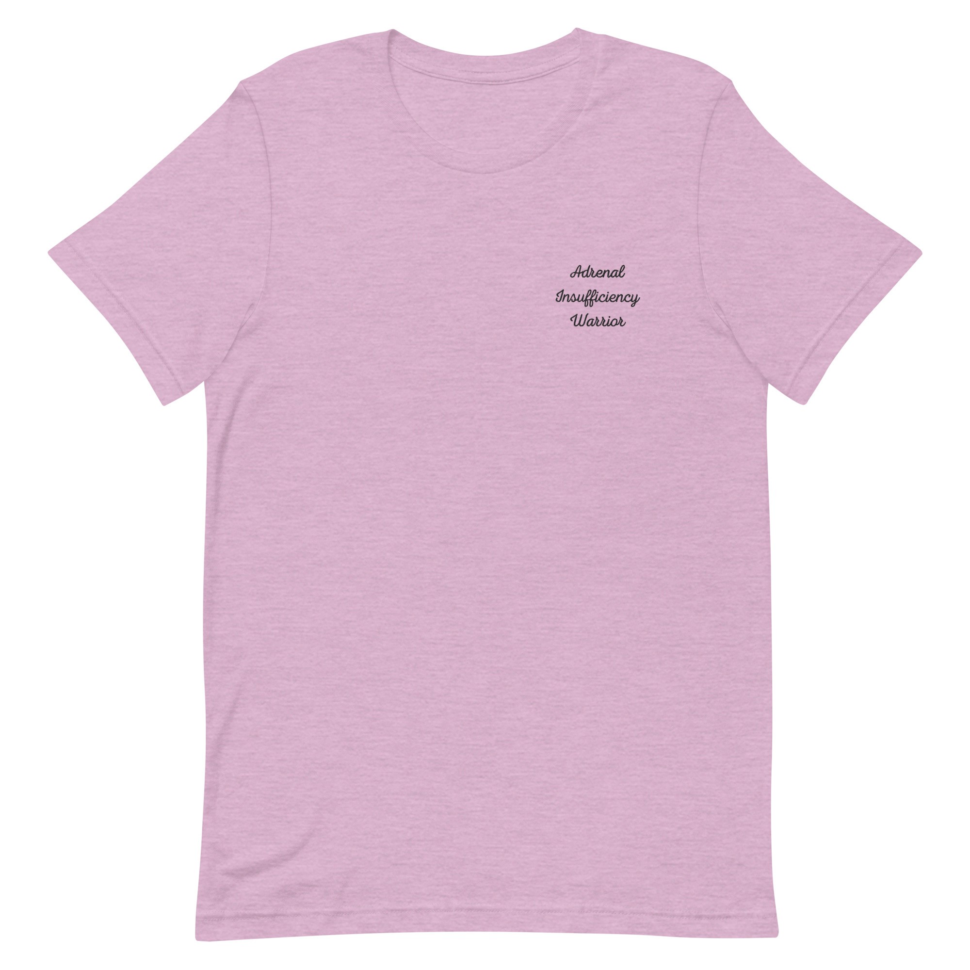Adrenal Insufficiency Warrior Embroidered T-Shirt - Image 12
