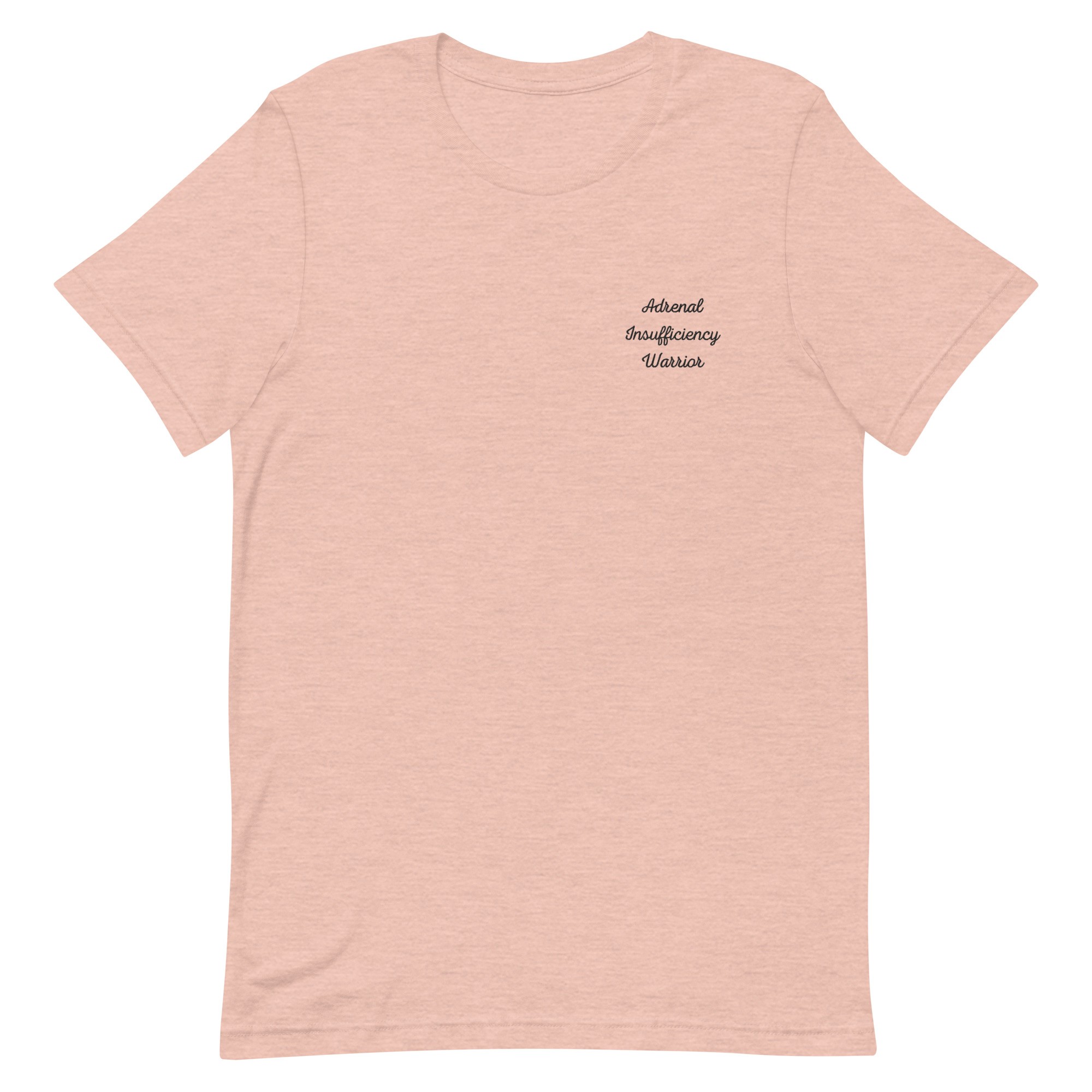 Adrenal Insufficiency Warrior Embroidered T-Shirt - Image 10