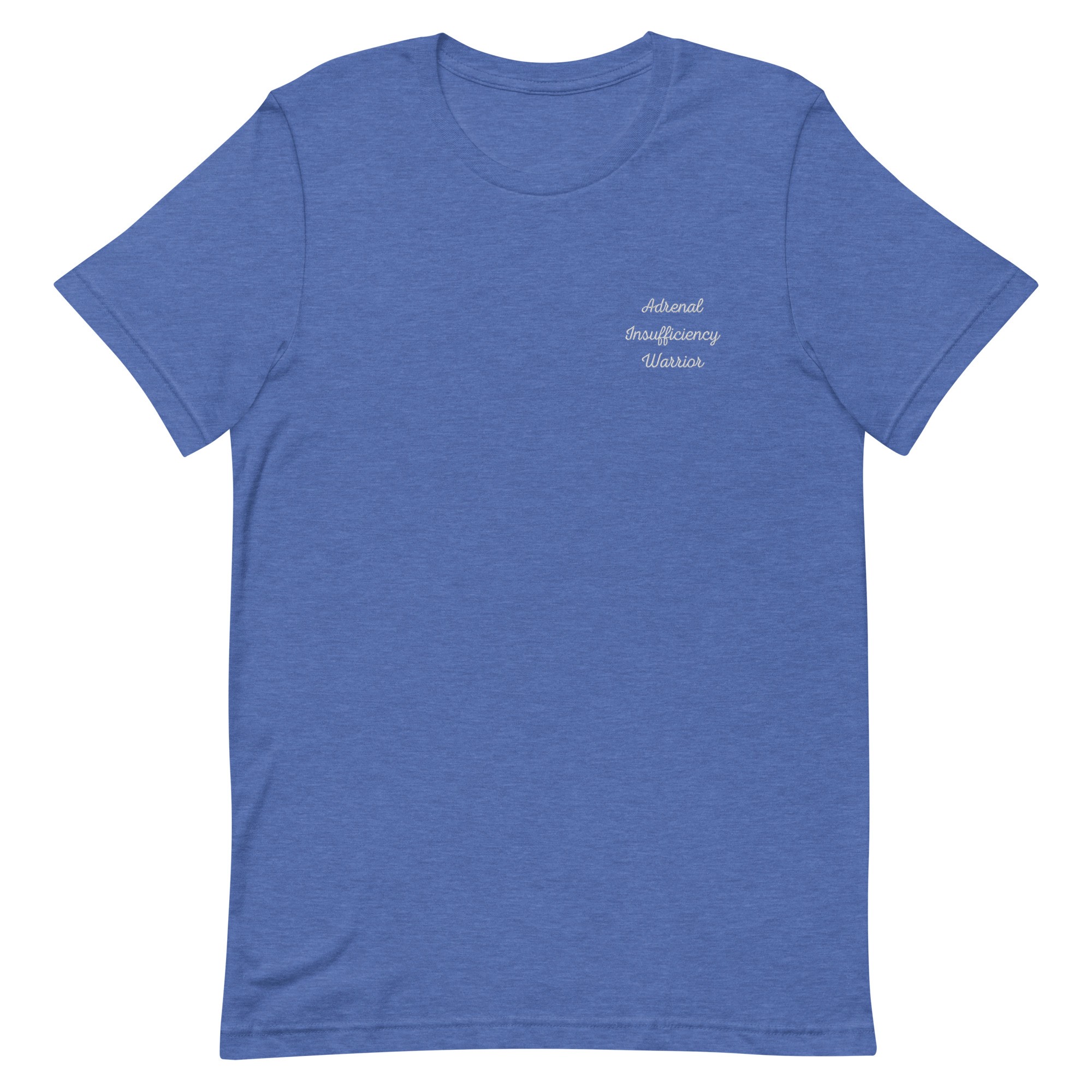 Adrenal Insufficiency Warrior Embroidered T-Shirt - Image 9