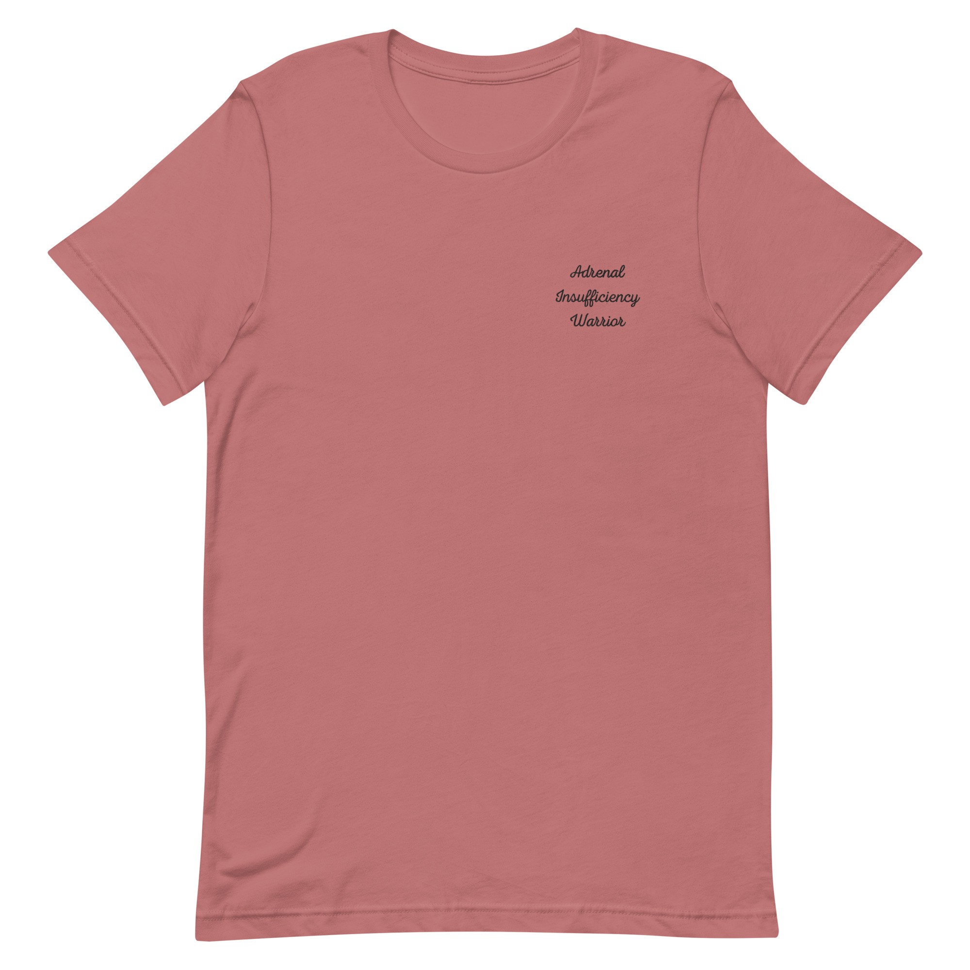Adrenal Insufficiency Warrior Embroidered T-Shirt - Image 13