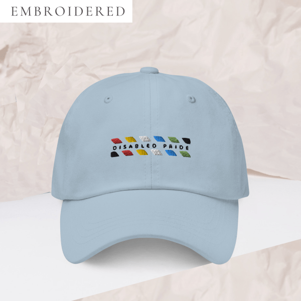 Disabled Pride Embroidered Dad Hat