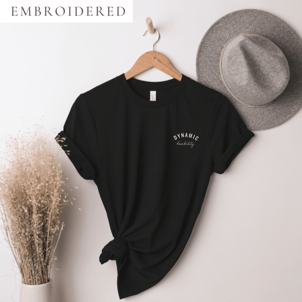 Dynamic Disability Cursive Embroidered T-Shirt