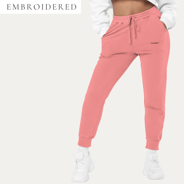 I Am Healing - Infusion Affirmation Embroidered Sweatpants/Sweatsuit