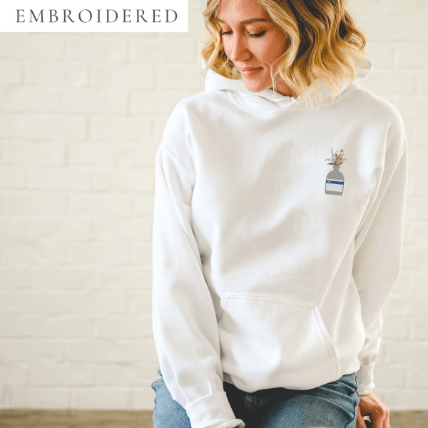 IVIG Bottle Embroidered Hoodie