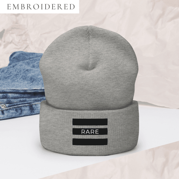 Rare Zebra Embroidered Beanie