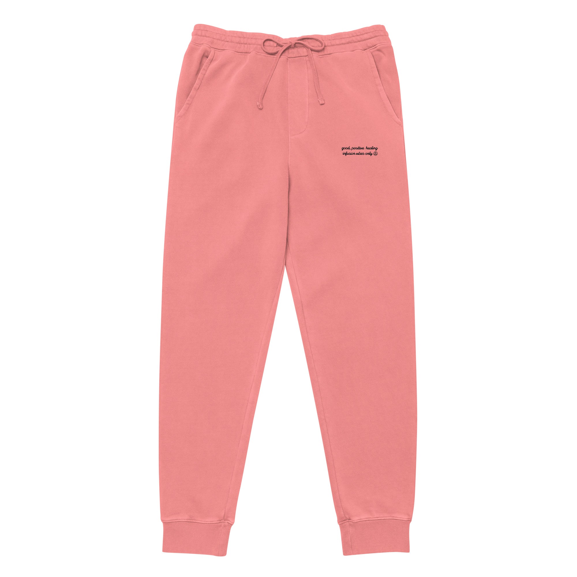 Good, Positive, Healing Infusion Vibes Only - Infusion Affirmation Embroidered Sweatpants/Sweatsuit - Image 6