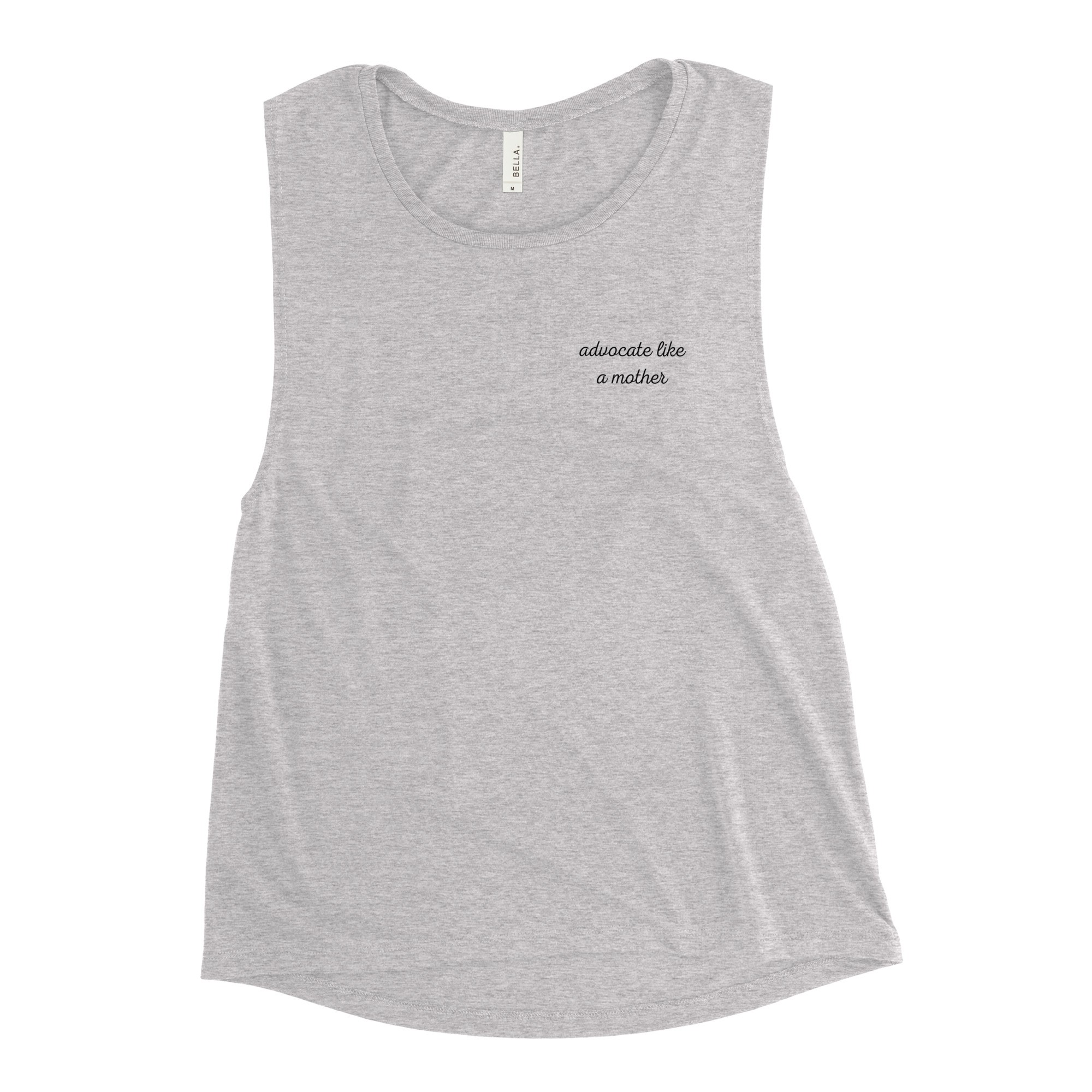 Advocate Like A Mother Women's Muscle Tee - Image 4