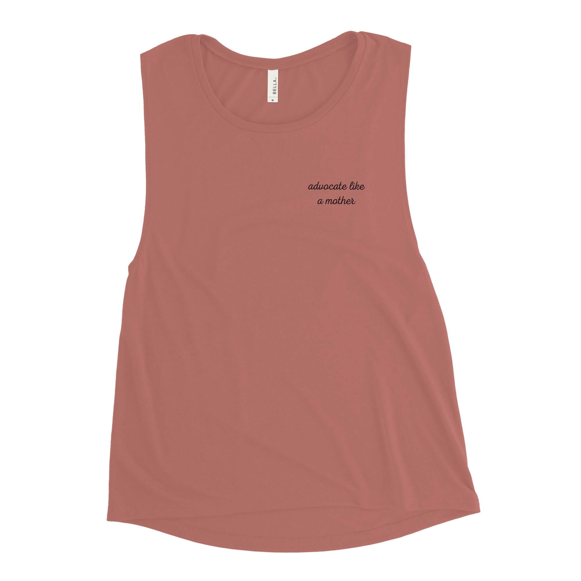 Advocate Like A Mother Women's Muscle Tee - Image 3