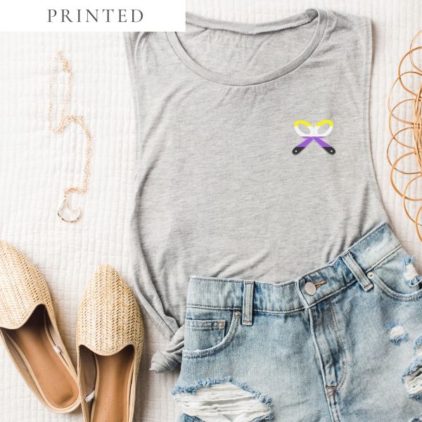Non-Binary Pride Women's Muscle Tee