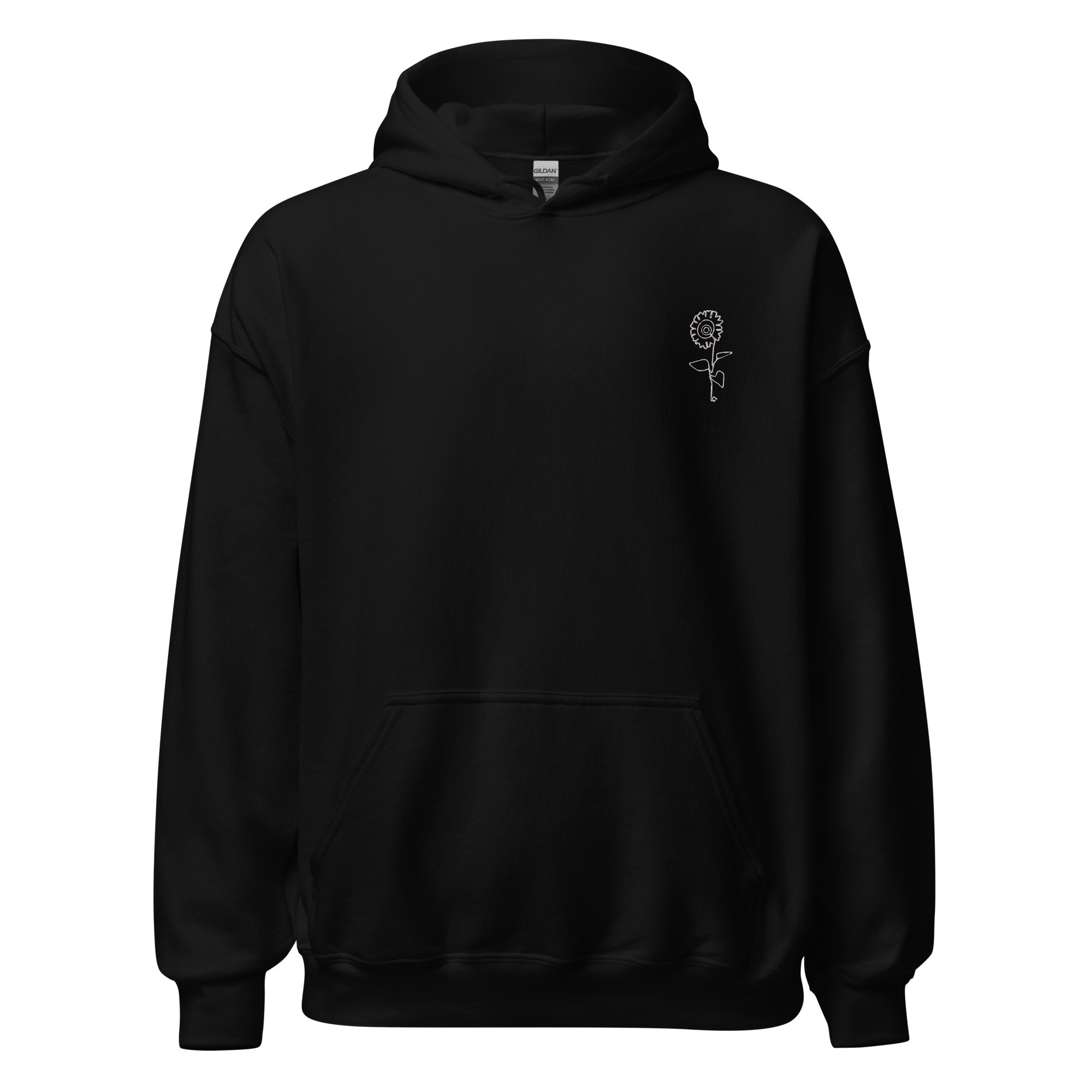 Port-A-Cath Flower Embroidered Hoodie - Image 2