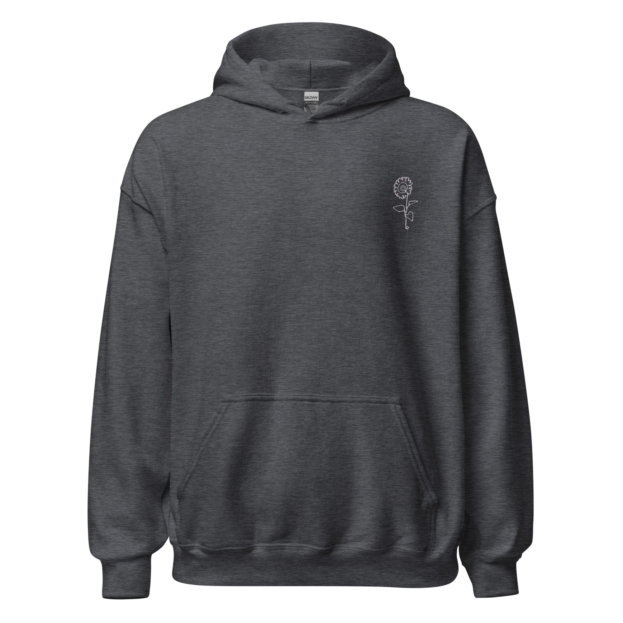 Port-A-Cath Flower Embroidered Hoodie - Image 5