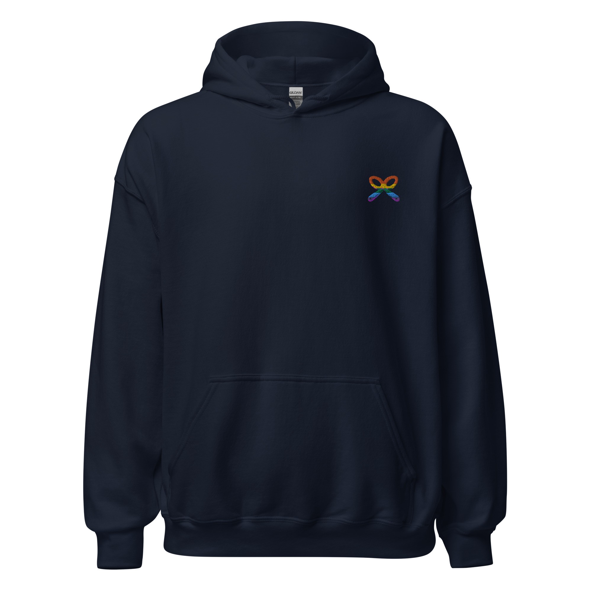 LGBTQIA+ Pride Embroidered Hoodie - Image 4