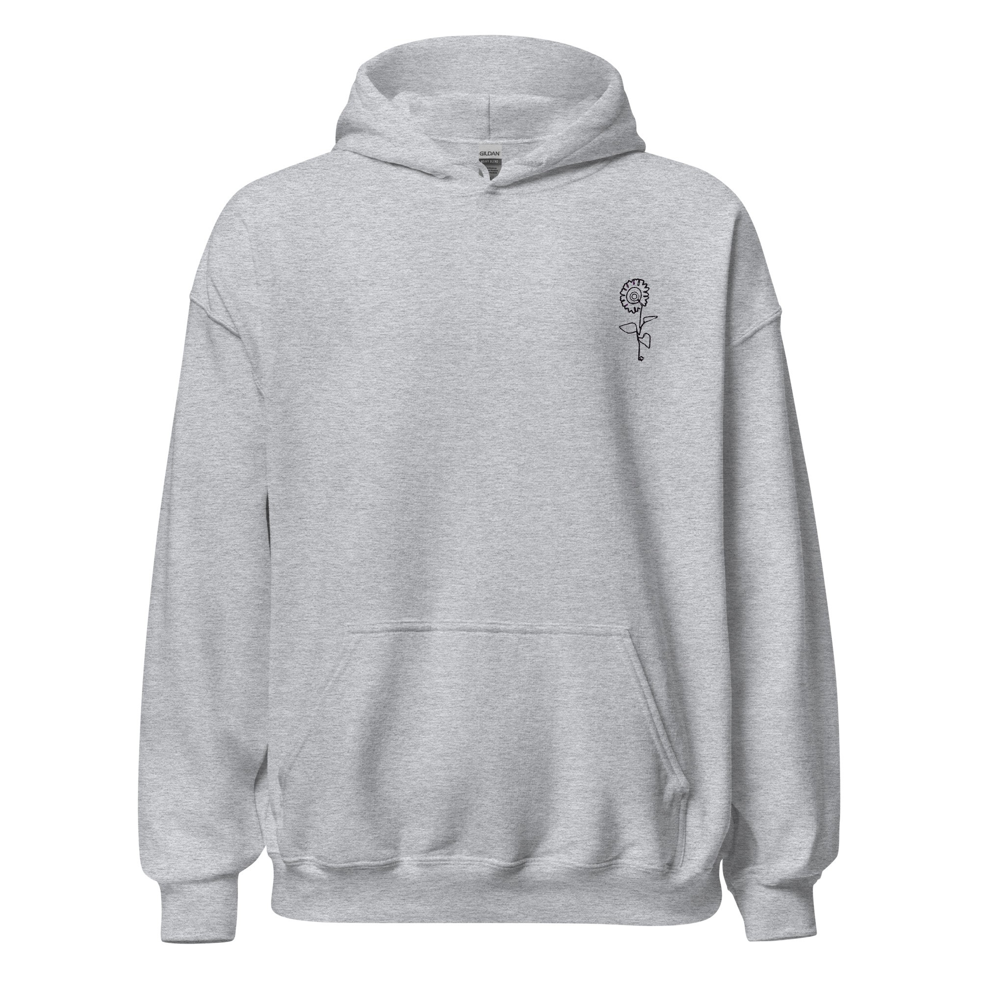 Port-A-Cath Flower Embroidered Hoodie - Image 8