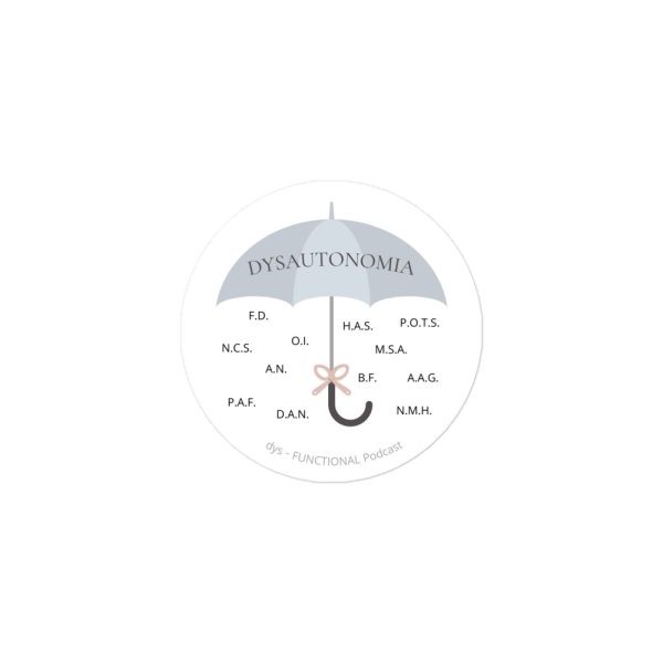 Dysautonomia Umbrella Terms Sticker - Image 4