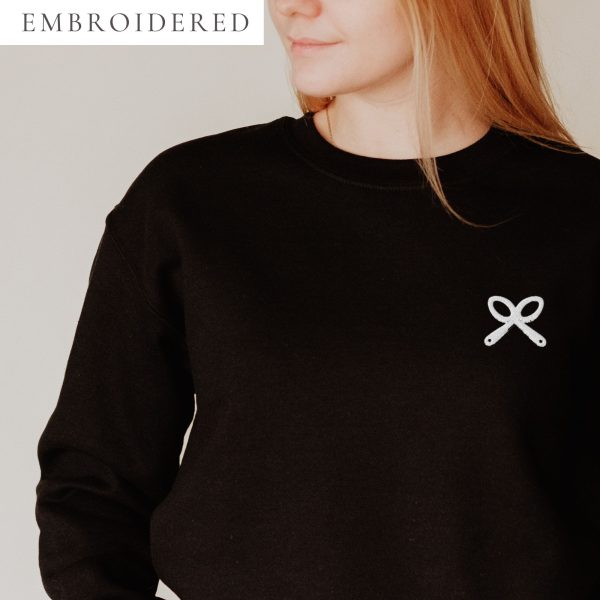 Collective Classic Crewneck: Embroidered Left-Justified Logo