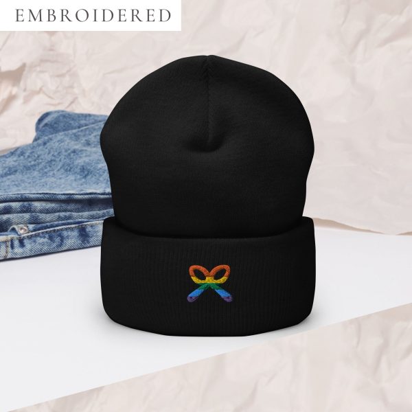 LGBTQIA+ Pride Embroidered Beanie