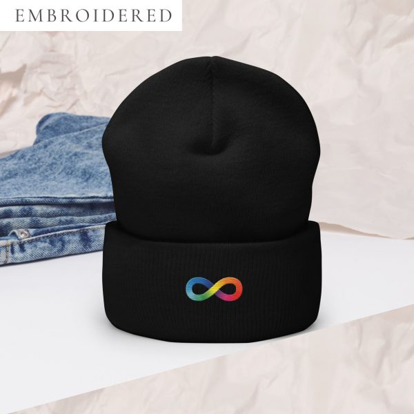 Neurodiversity Pride Embroidered Beanie