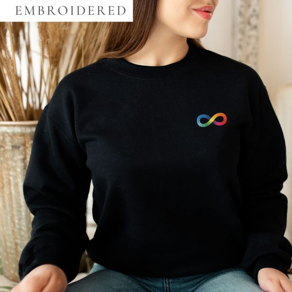 Neurodiversity Pride Embroidered Crewneck