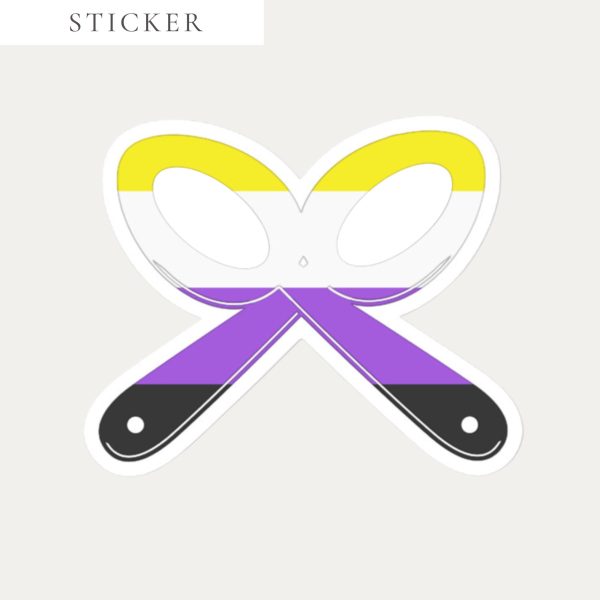 Non-Binary Pride Sticker