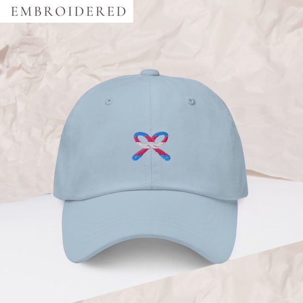 Transgender Pride Embroidered Dad Hat