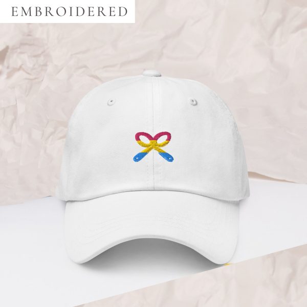 Pansexual Pride Embroidered Dad Hat