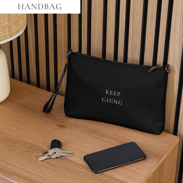 Keep Going Faux Leather Hand / Crossbody Bag