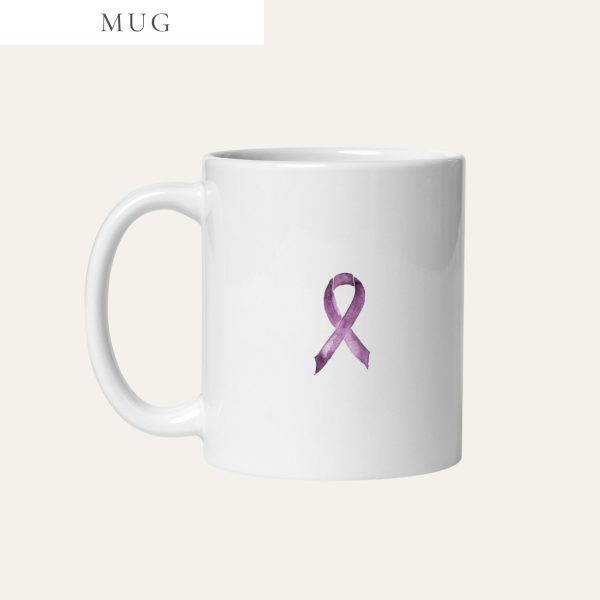Pastel Purple Awareness Ribbon Mug