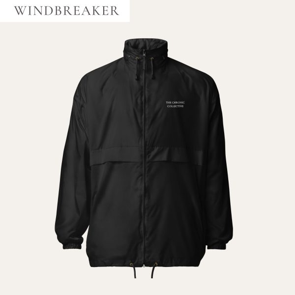 Collective Classic White "The Chronic Collective" Embroidered Windbreaker