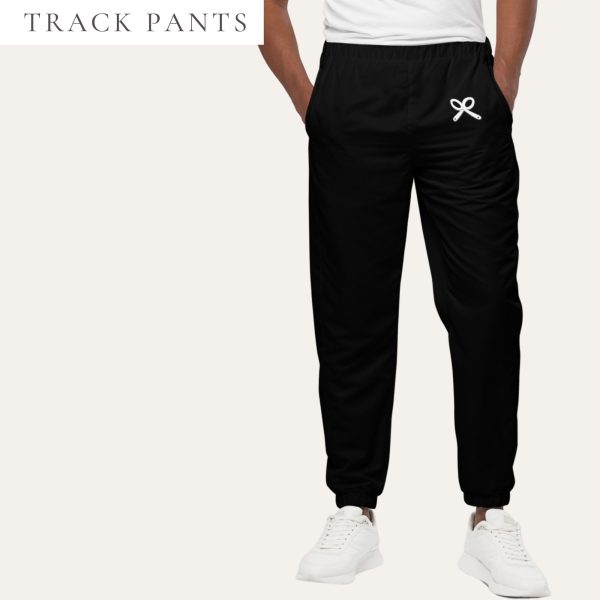 Collective Classic Black With White Logo Track Pants