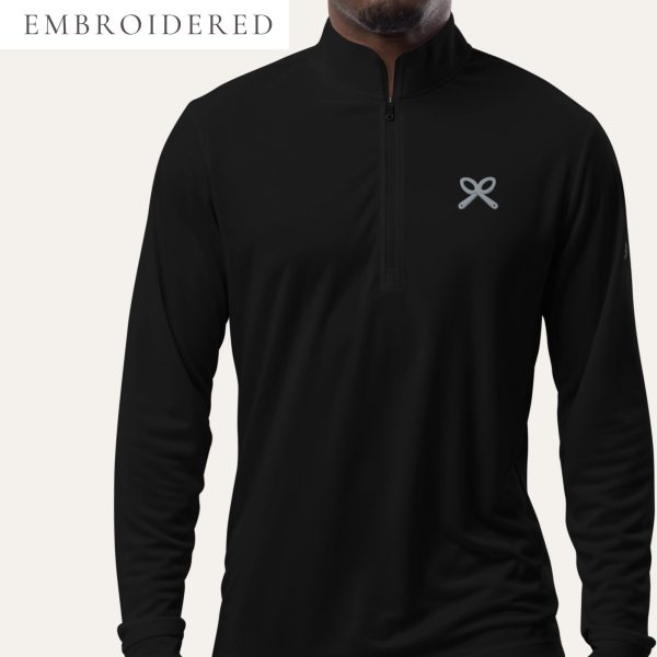 Collective Classic Logo Embroidered Quarter Zip Pullover