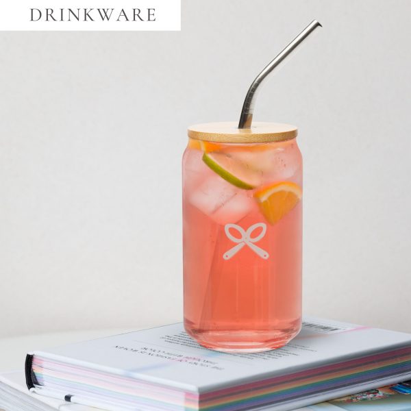 Collective Classic "The Chronic Collective" & Logo Glass Can W/ Lid