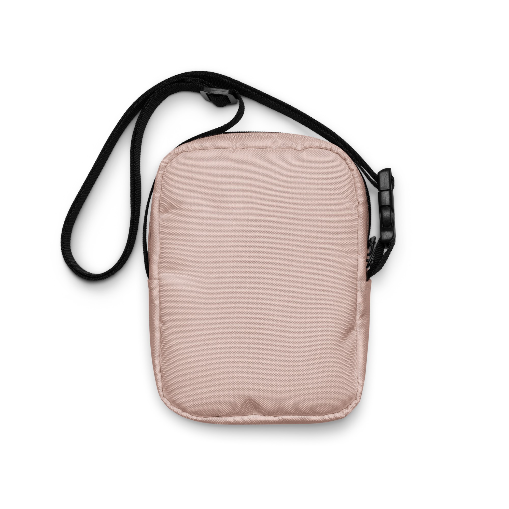 Collective Classic Logo In Black On Pink Utility Crossbody Bag - Image 8