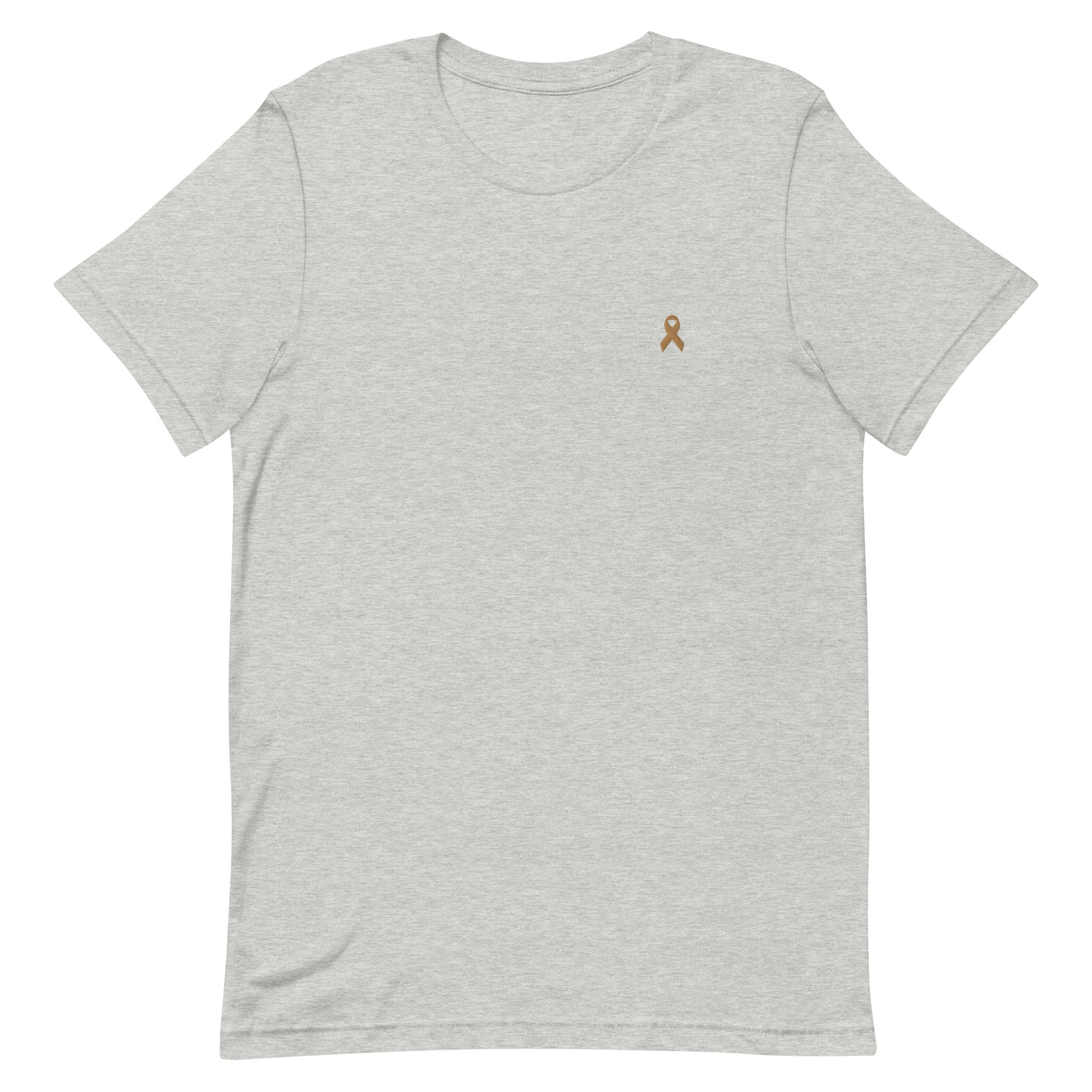 Gold Awareness Ribbon Embroidered T-Shirt - Image 10