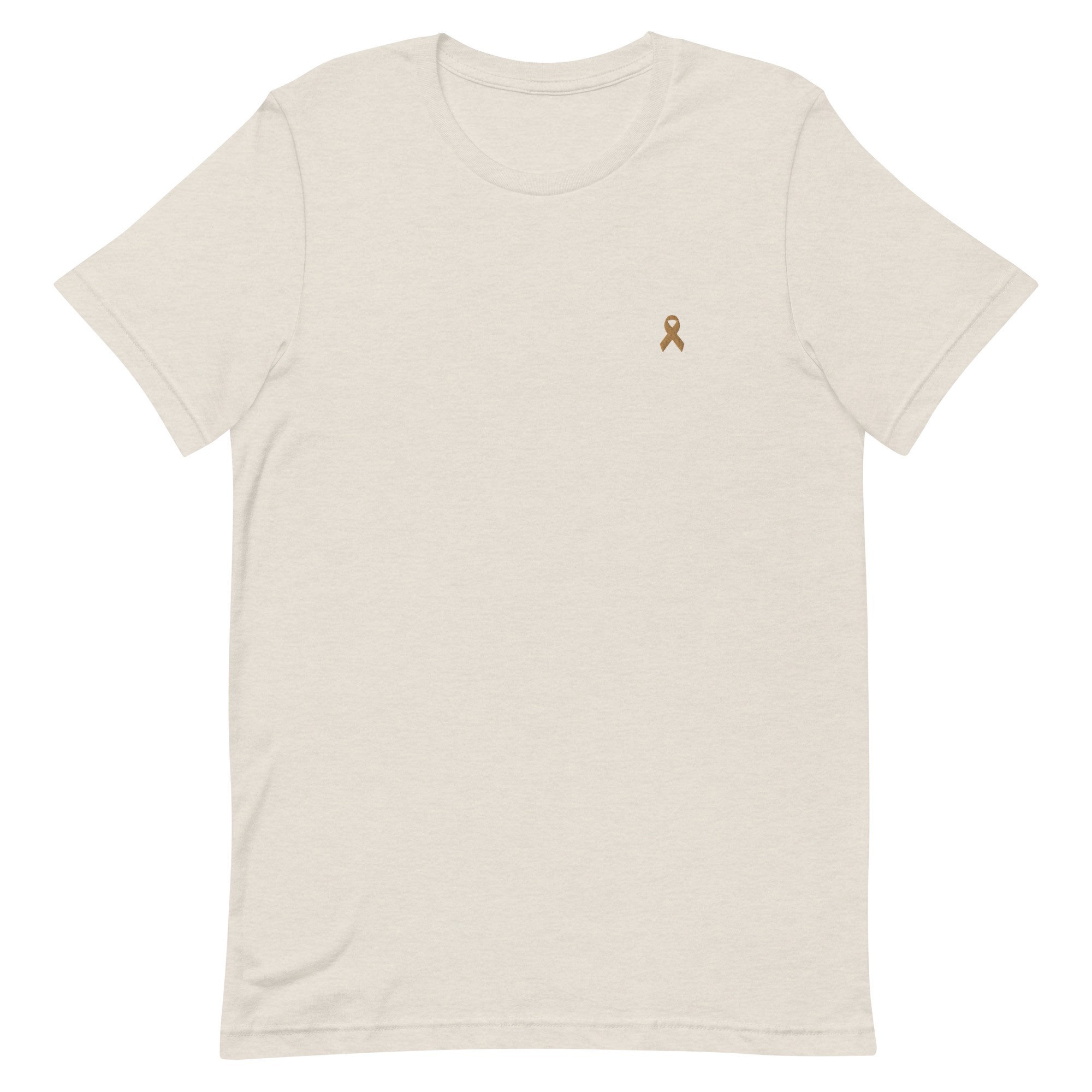 Gold Awareness Ribbon Embroidered T-Shirt - Image 11