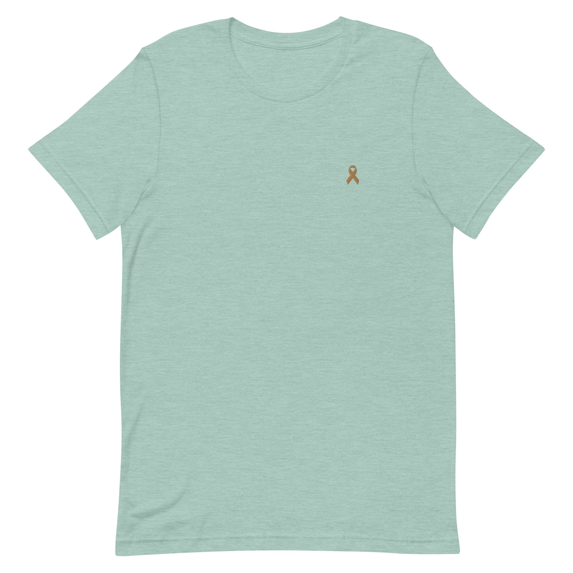 Gold Awareness Ribbon Embroidered T-Shirt - Image 8